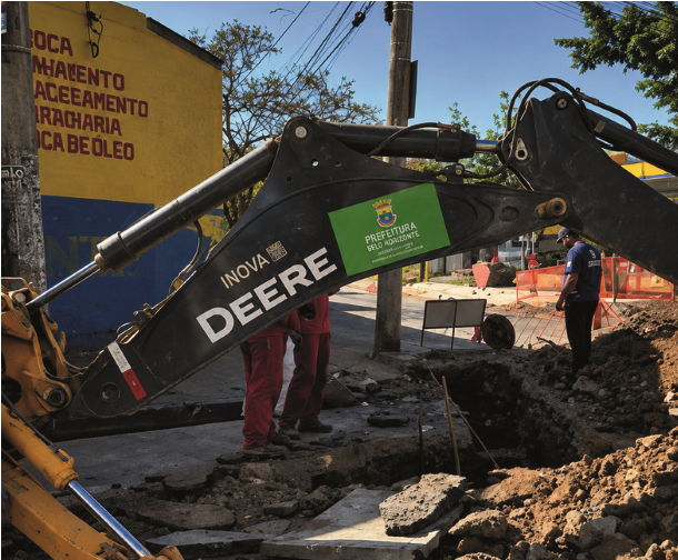 Rua Guararapes após as obras de drenagem